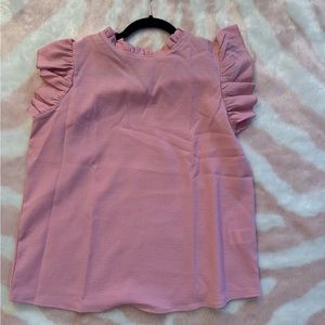 never worn pink top!